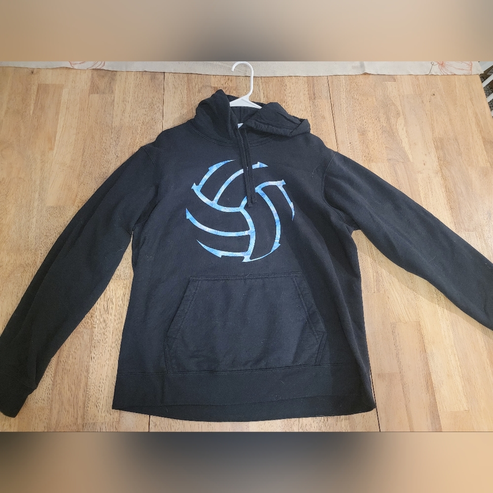 Black volleyball sweatshirt